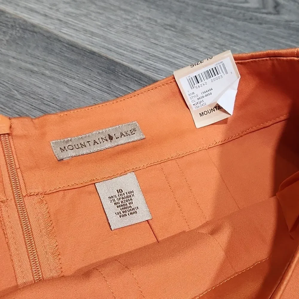 NWT Orange Mountain Lake Midi Skirt